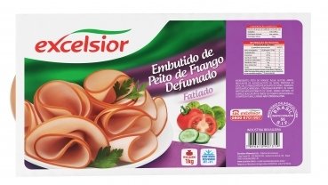 Exclesior peito de frango defumado fatiado 1 kg